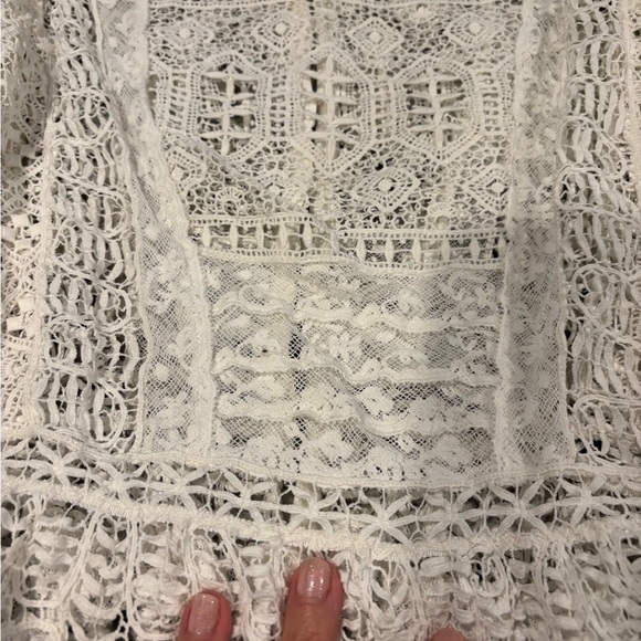 DOEN Heirloom Brielle Top in Salt/EUC/ M but FITS A SMALL BEST - Picture 5 of 16